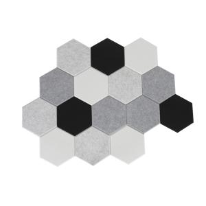 China High Density 1000gsm 3800gsm Hexagonal Acoustic Panels Fire Retardant wholesale