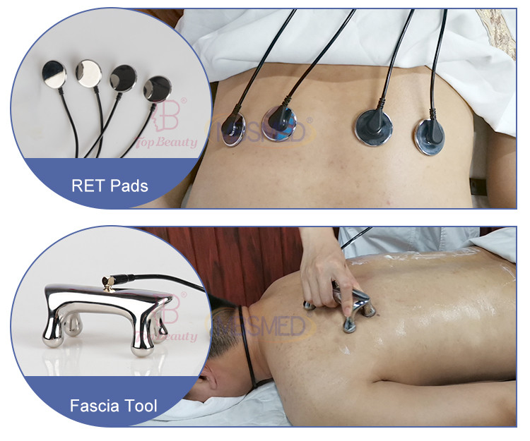Indiba 448khz Tecar Therapy Pain Relief Diatermia Fisioterapy Physiotherapy Health Care Device