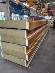 China Superior Fireproof Rockwool Roof Panels Insulation Light Weight Easy Install wholesale