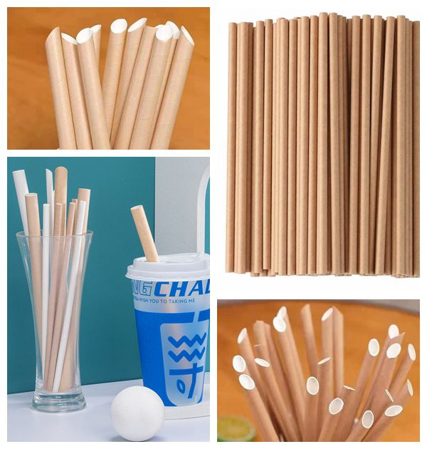 60gsm 15mm Width Food Grade Kraft Paper For Straw Surface Material 
