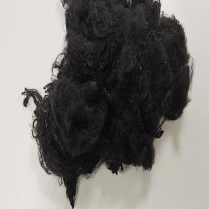 China Low Price Recycled Black PP Fiber 3D*76mm Polypropylene Staple Fiber wholesale