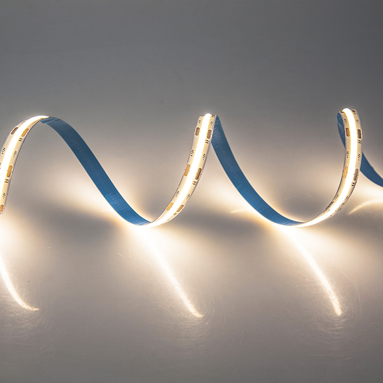 DC 12V 24V Flexible LED COB Strip Light Cuttable IP20 Dotless Luces Waterproof
