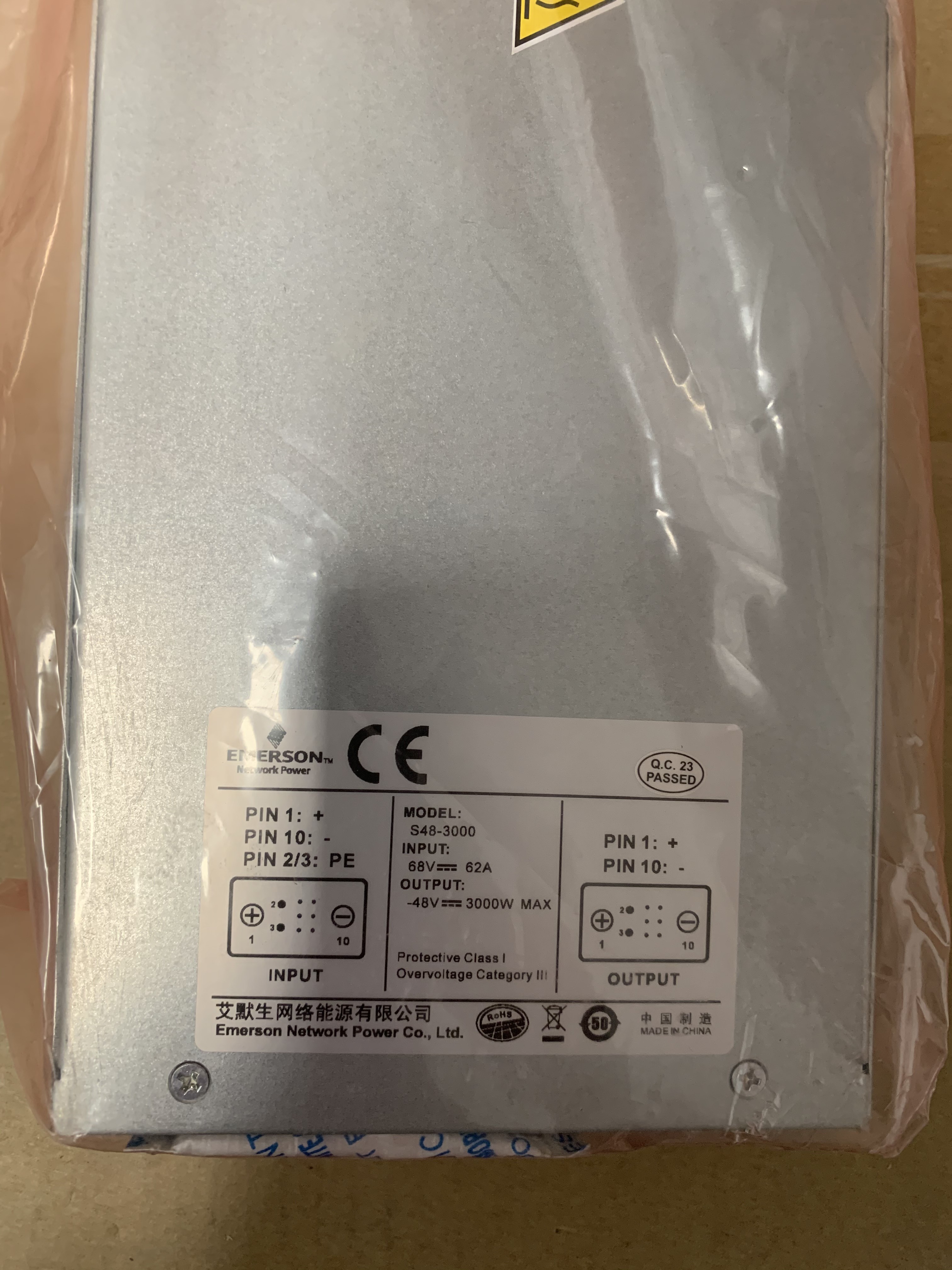 Original Emerson 48V 3000W 3kw MPPT Vertiv ESure Solar Converter 1S483000 S48-3000