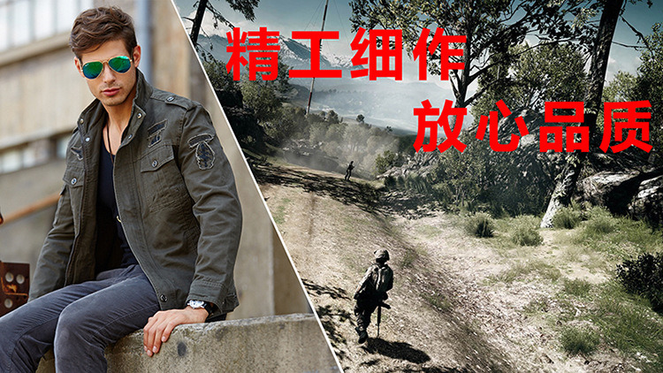 Fashion Streetwear Jacket Men Jeans Jacket Motorcycle Jackets