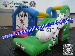 China Backyard Kids Small Inflatable Bouncy Castle with Slide Hire wholesale