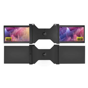 China 1920x1080 11.6 Inch FCC 230cd/M2 IPS Tri Screen Laptop wholesale
