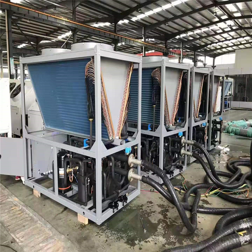 68KW 140 Kw Industrial Carrier Modular Air Cooled Chiller Cooling System