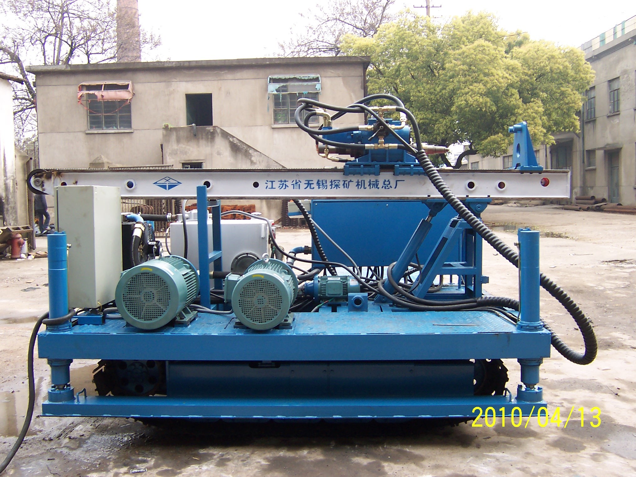 XPL-20A Jet - Grouting With Crawler Mounted Drilling Rig( Singe pipe Duplex pipe Tripe pipe)