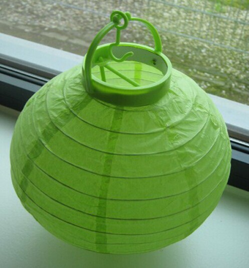 Battery paper lanterns paper lantern Solar lantern Different printing according to your request