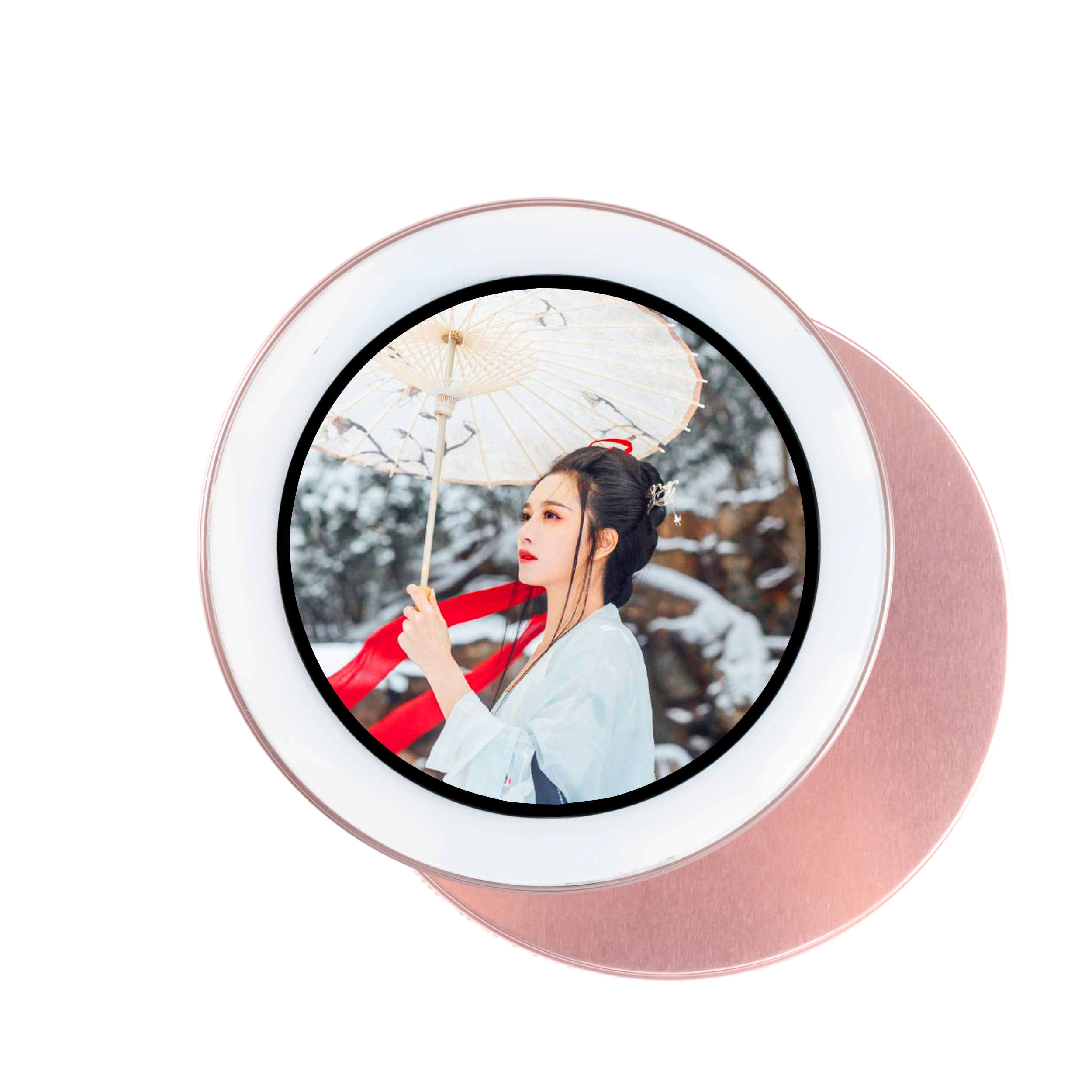 350 Nits 5 Inch Round LCD Display Android 1080x1080 1300:1