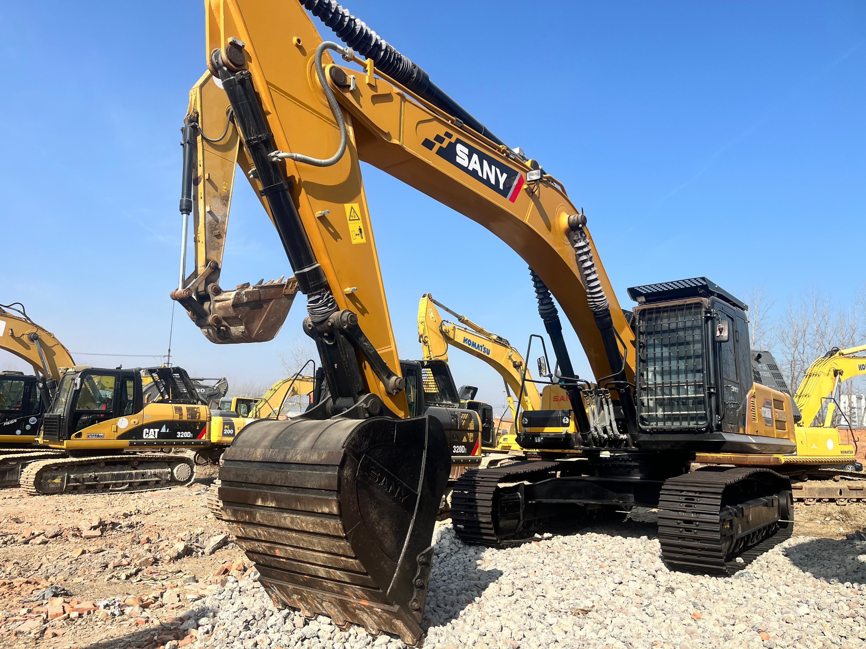 Sany Brand Used 365H Mining Excavator 36 Ton Second Hand Backhoe Digger