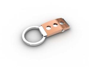 China Tagor Jewelry Top Quality Trendy Classic Men's Gift 316L Stainless Steel Key Chains ADK27 wholesale