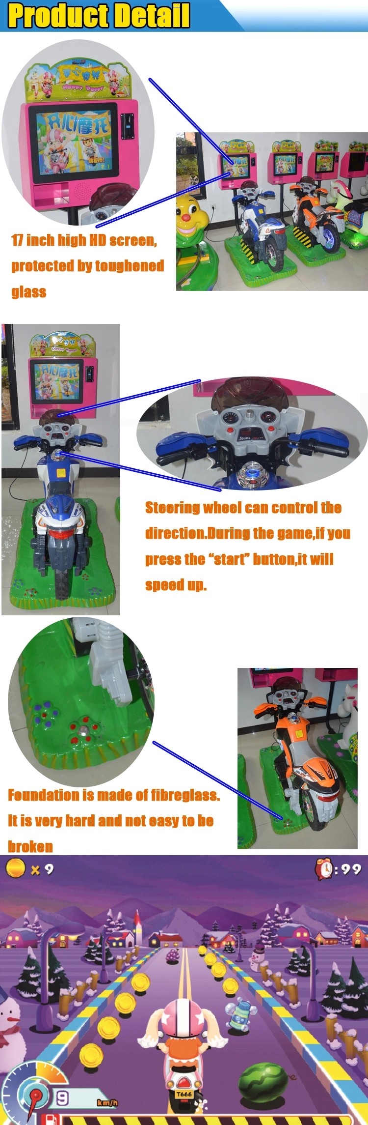 105w Kiddie Ride Machines Funny And Exciting 3D Swing Ride On Toy For Play Center