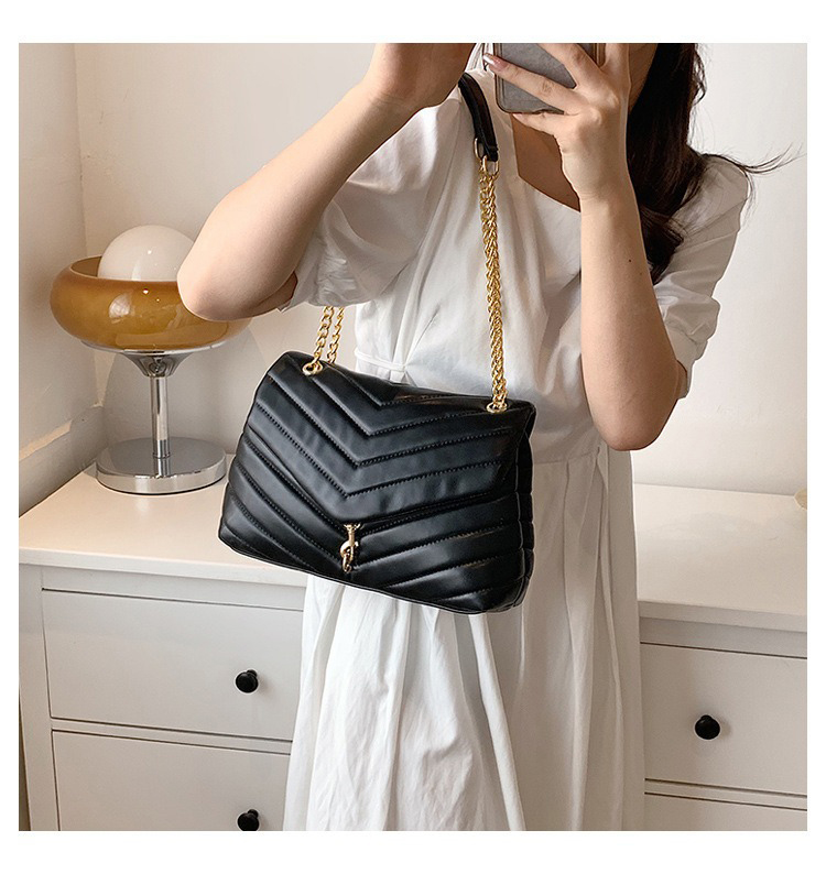 Single Strap Women's Branded Trending Shoulder Handbag Small PU Leather Crossbody Bag