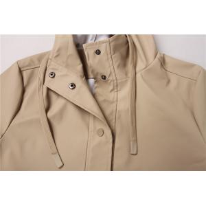 Long Sleeve Casual Womens Longline PU Leather Coat