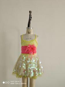 China Kids Dance Wear Purple Color Half Lining wholesale