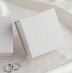 Magnetic Jewelry Rigid Packaging Box Luxury With Hot Stamping Logo