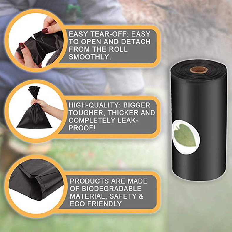 Biodegradable Pet Dog Poop Bag Environmental Protection Portable Outdoor Pet Cleaning Bag