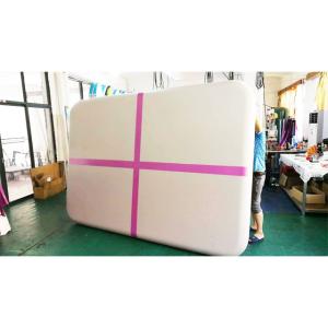 China 10ml Light Blue Inflatable Air Gymnastics Mats For P wholesale