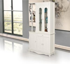 China Space Saving Living Room Divider Cabinet , MDF Wooden Partition Cabinet wholesale