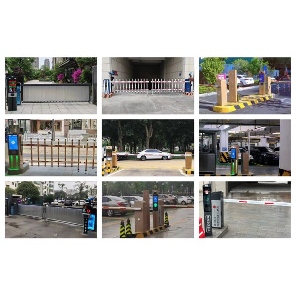 Electric Boom Barrier With Access Control Car Parking Lot Barrier Gate