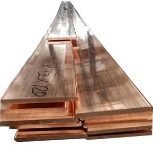China Bending Welding Decoiling Copper Row ASTM DIN Copper Flat Bar wholesale