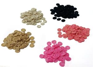 China Pink Colored Cleanroom Finger Cots , Latex Free Finger Cots In Electronic Assembly wholesale