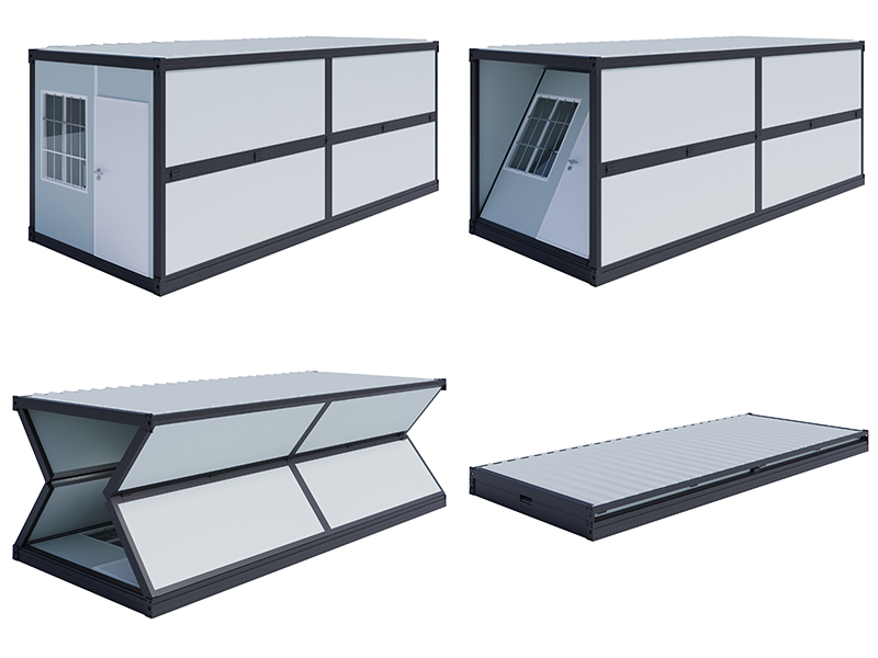 Folding Container Home step