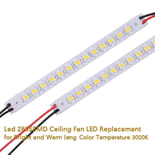 Led 2835SMD Ceiling Fan LED Light Replacement for Bright and Warm Lighting Color