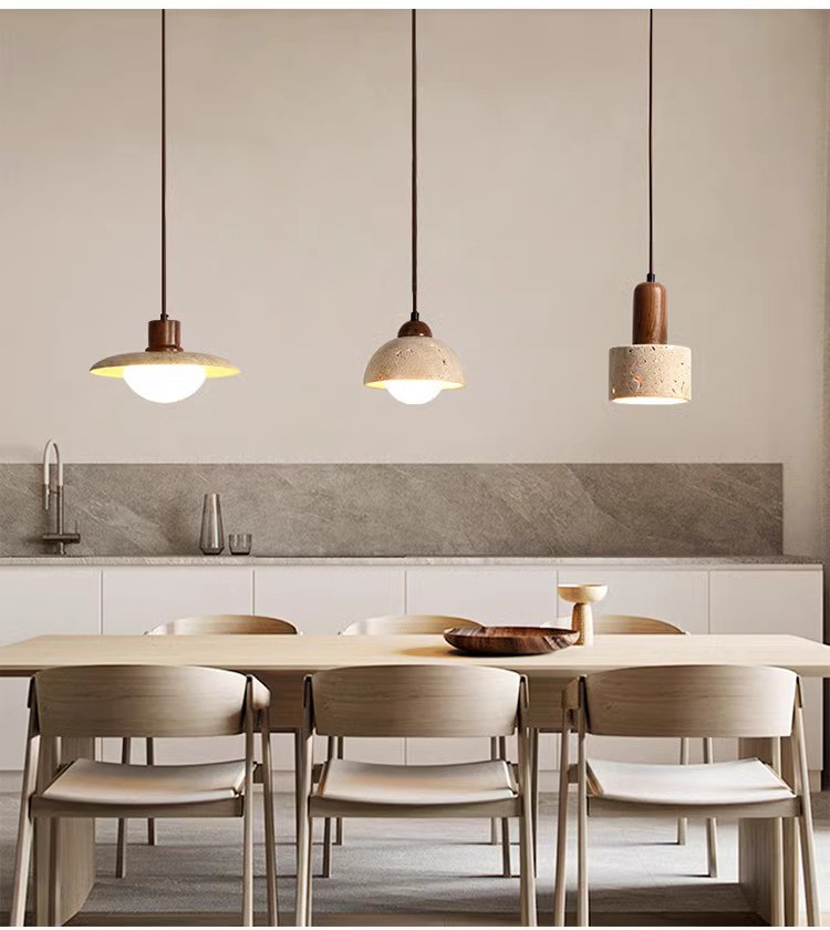 Wabi Sabi Pendant Light Janpanese Stone ceramic pendant light(WH-AP-574)