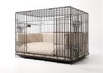 Suitable for indoor and outdoor black metal dog cage folding stainless steel pet