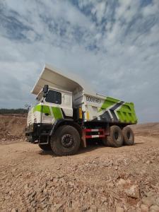 China 60t Rated Load Capacity Electric Mining Dump Truck 9300X3680X4300mm Dimensions wholesale