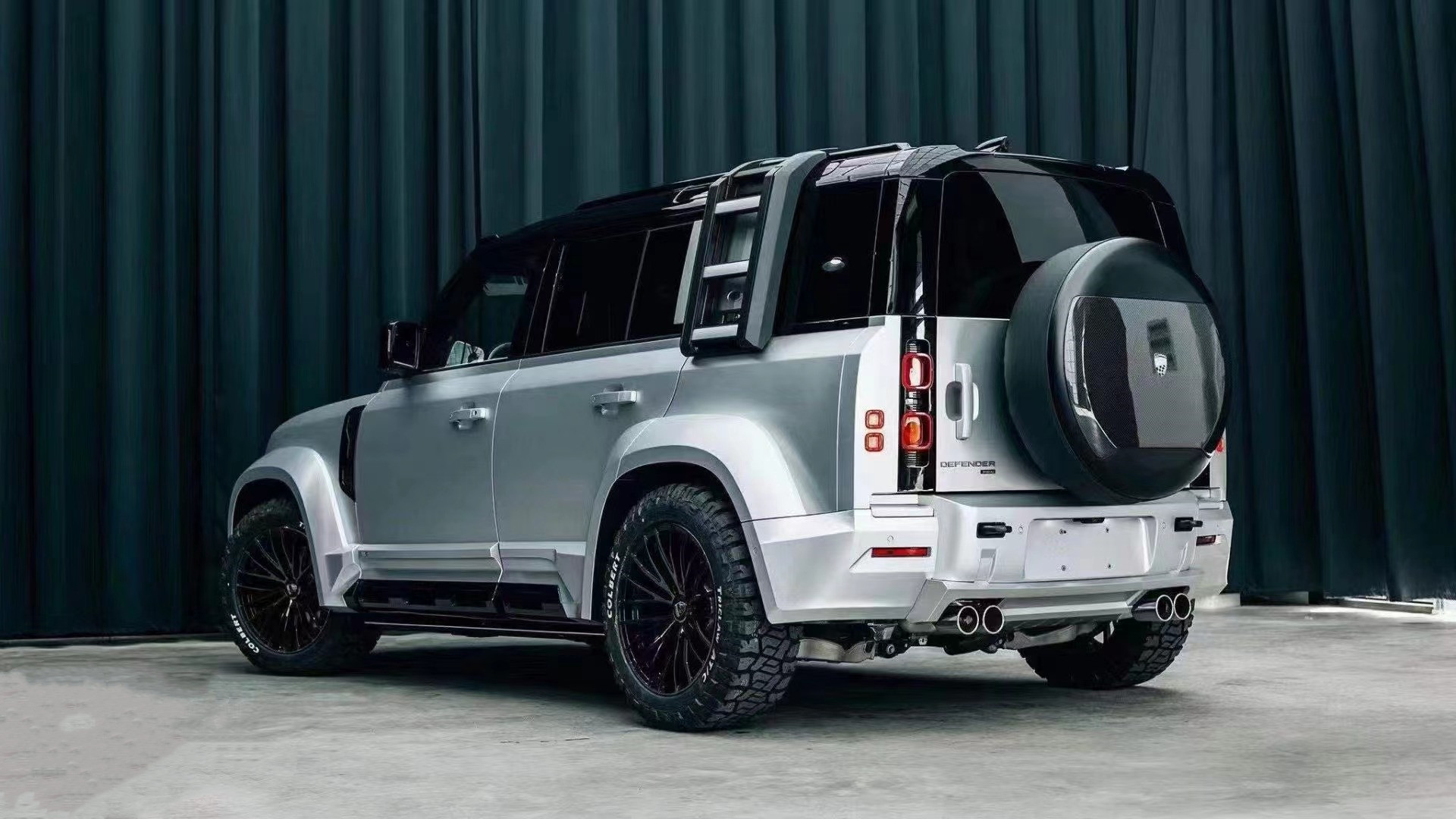 Auto Parts Body Kit for Land Rover Defender Defender Upgraded LUMMA Style Front and Rear Bumper Wide-body Kit