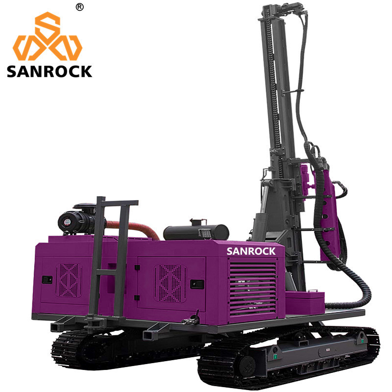 Solar Pile Driver Machine Hydraulic Portable Pile Driver Screw Pile Driving Equipment with Rotary Torque 10000N.m