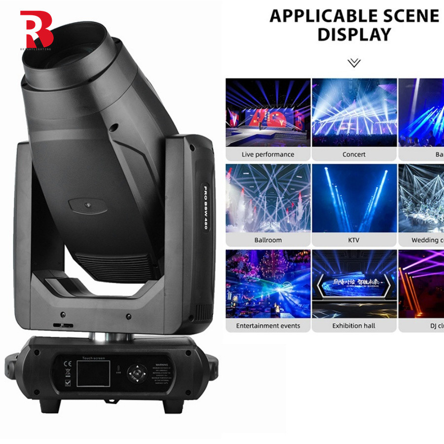 400W LED Framing Moving Head Light With CTO CMY Color Mixing For Stage And Broadcast