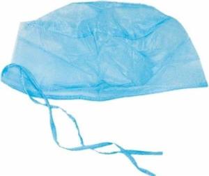 China Disposable Bonnet Medical Non Woven Head Covers Pleated Bouffant Caps For Nurses wholesale