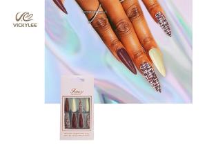 China Long Stiletto Ballerina Coffin Shape DIY Fake Nails Fashion Trend wholesale
