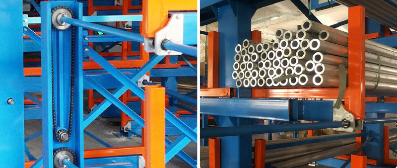 Manual Telescopic Cantilever Rack