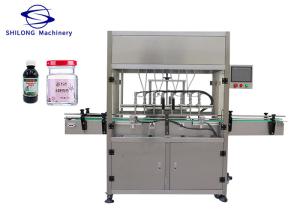 China Fruit Juice 4 Head Automated Bottle Filling Machine GMP 0.8MPa 300kg wholesale