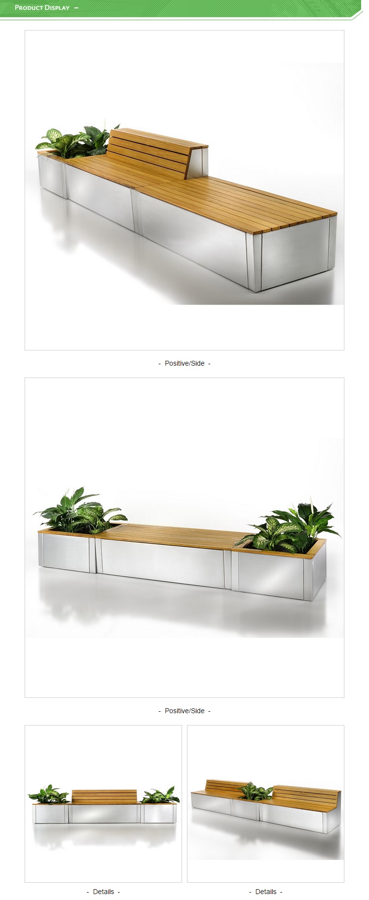 Recycled Antioxidant EN840 Cast Iron And Wood Garden Bench