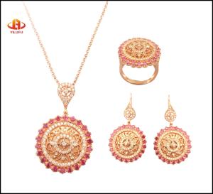 China Classic Silver 925 Jewelry Set With AAA Cz Stone Dangle Pendant wholesale