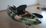 Rotomolding Sit On Top 12 Ft Kayak , One Person Saltwater Fishing Kayak Long