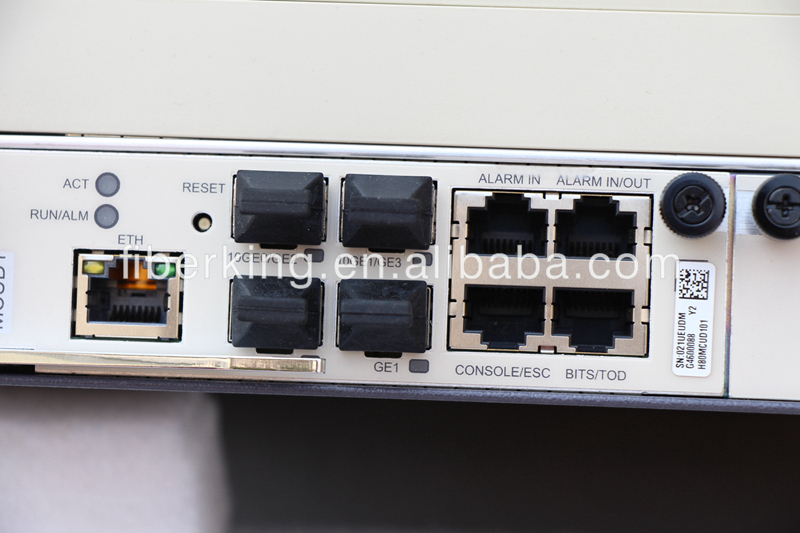 FTTH Optical Line Terminal Smartax Ma5608t Mini Olt HUAWEI chassis with 1xMCUD1 1xMPWC