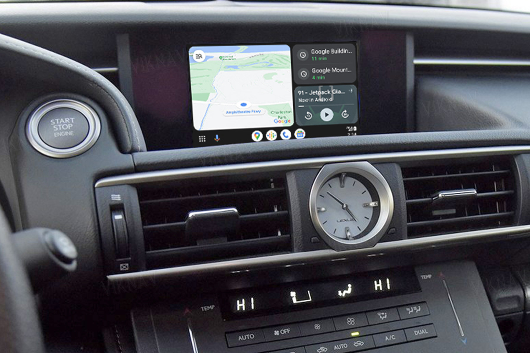 Viknav Fit For Original Car Screen Linux System For Lexus RC 2015 2016 2017 2018 Wireless Apple CarPlay Android Auto