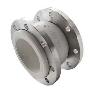 China Food Grade Flange Connection Single Bellow Rubber Expansion Joint DN150 DIN PN10 SS316 wholesale