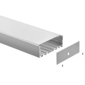 China Large Aluminium Light Channel Suspended Decorative Profiles For LED Tape wholesale