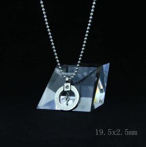 China Fashion High Quality Fashion Stainless Steel Round Shapped Necklace Pendant LPR79 wholesale