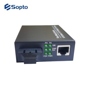 China 10/100M 1310nm Single Mode Fiber Media Converter SC Interface wholesale
