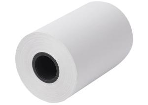 China Blue Glassine PSD 57mmx40mm Printable Adhesive Labels wholesale
