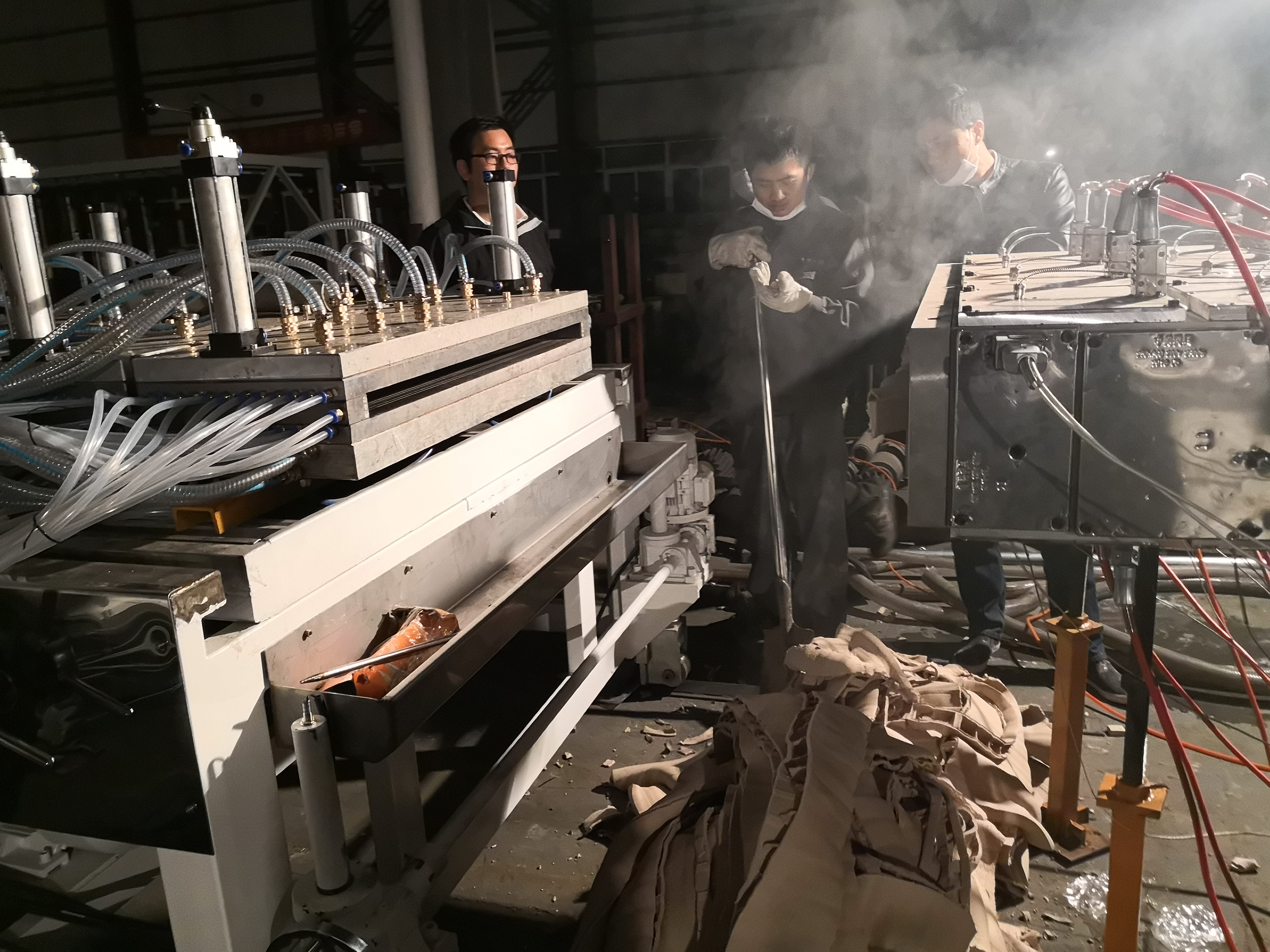 WPC Door Production Line/ PVC Wood and Plastic Composite Door Panel Production Making Machine /WPC Door Extrusion Line Supplier